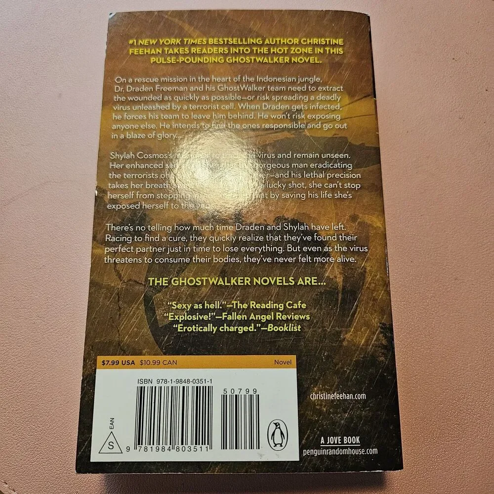 Christine Feehan's TOXIC GAME a Ghostwalker Series Book‎ Excellent CND Paperback